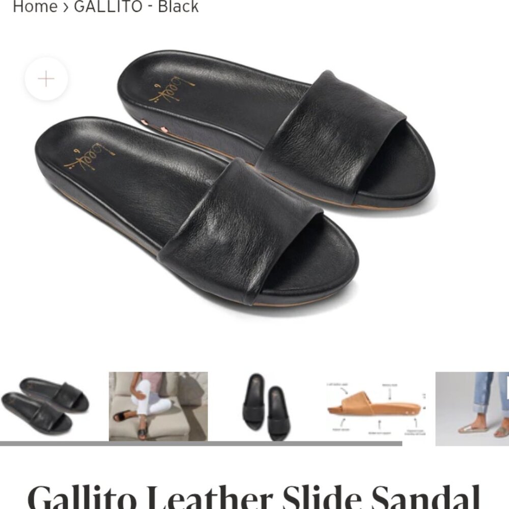 Beek Brand New Black Sandals